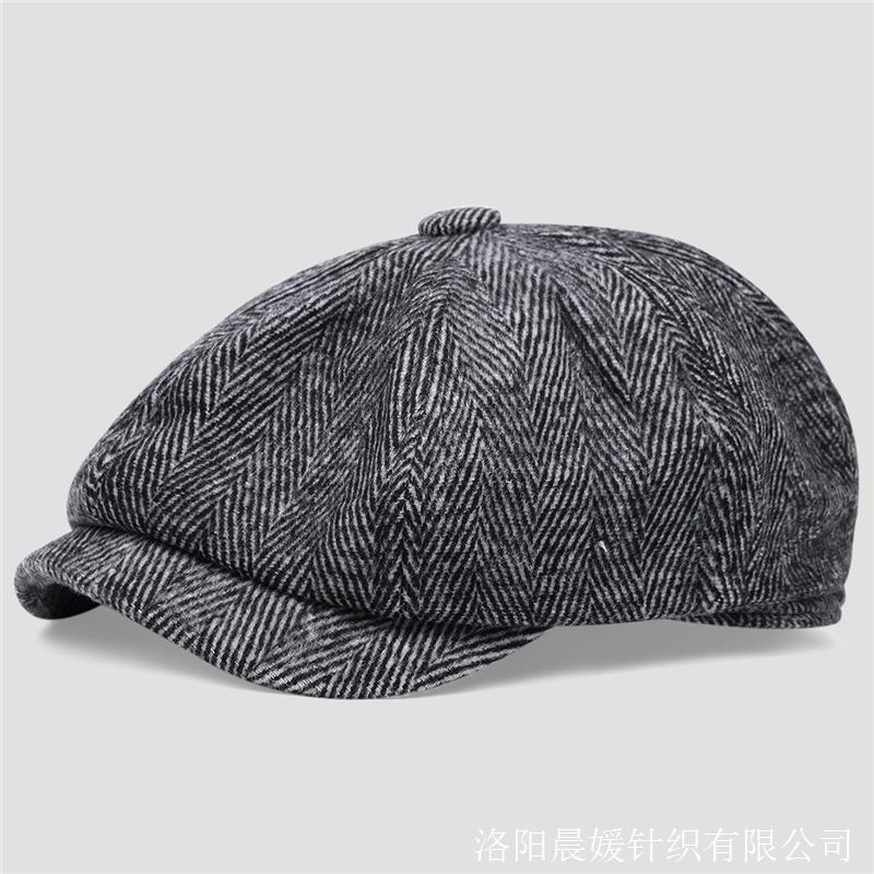 剃刀党帽子浴血黑帮贝雷帽男八角帽画家帽女报童英伦帽子复古|undefined