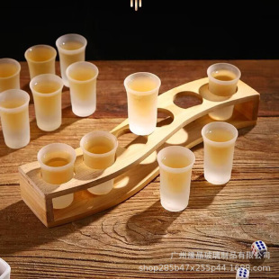 Jingyu glass bar bullet glass set white wine glass swallow glass spirit glass one mouthful foreign wine glass cocktail glass
