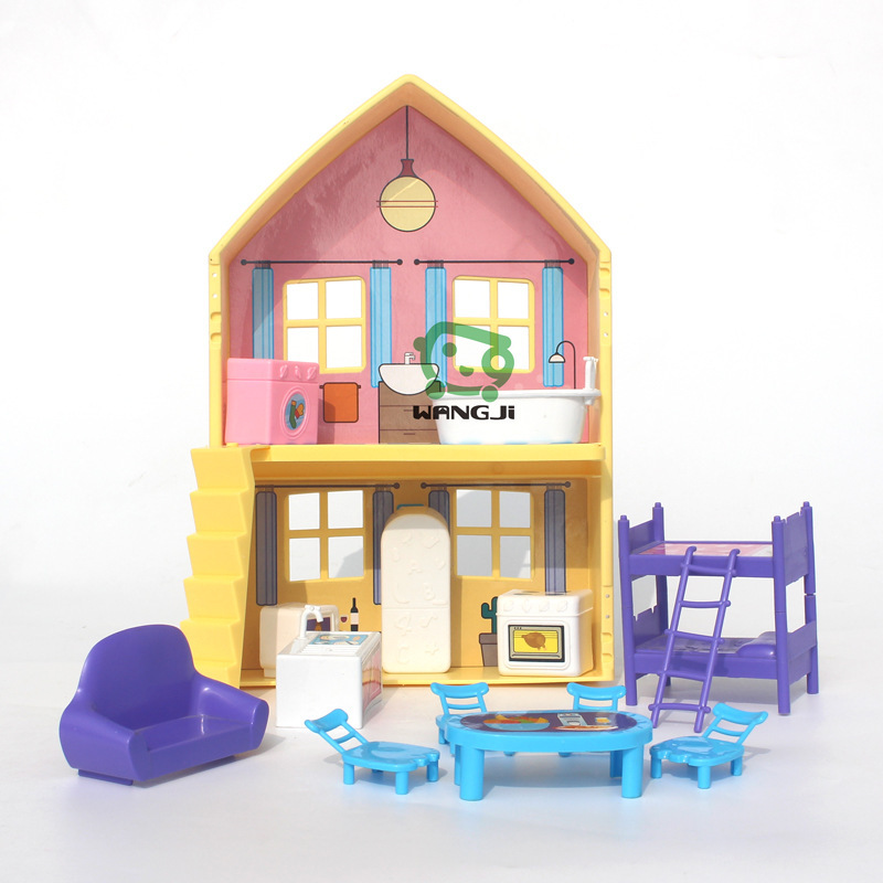 Peppa Pig Children's Play House Toys, Peppa Pig Dolls, Boys and Girls Toys, Car, House, Full Set of Dolls