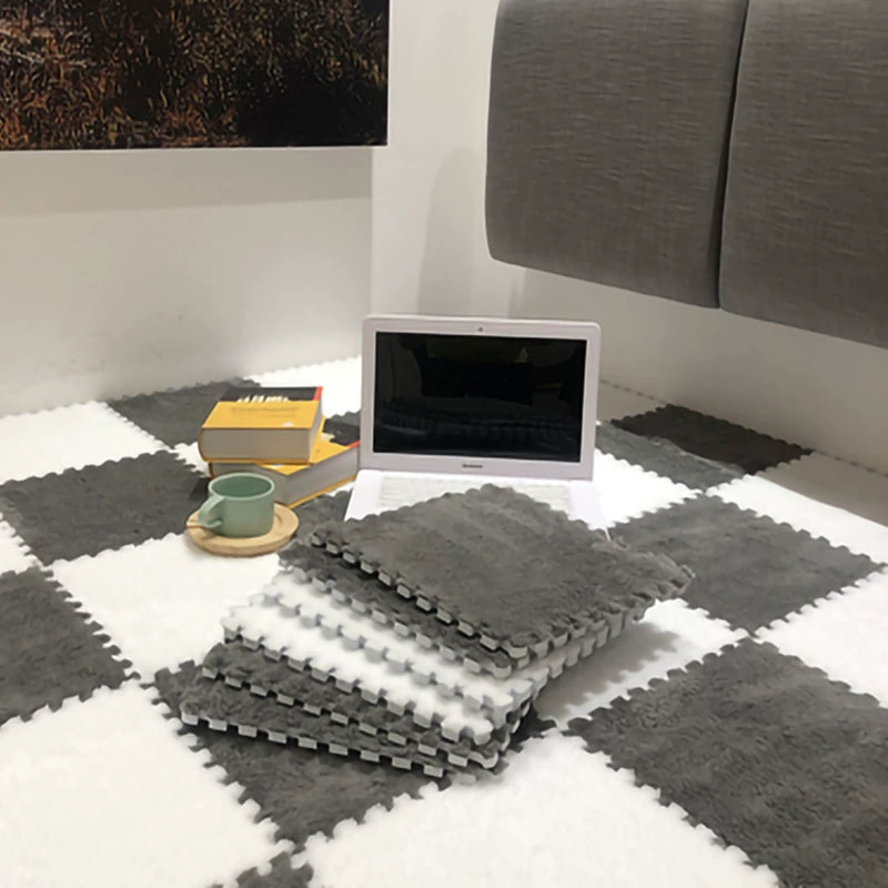 Лоскутный ковер спальня полная прикроватная головоломка напольный коврик утолщенный квадратный eva пенопластовый коврик эркерное окно татами коврик