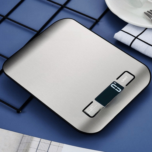 Stainless steel 5kg kitchen scale for home use, waterproof digital food baking gram scale, Amazon best-selling kitchen electronic scale