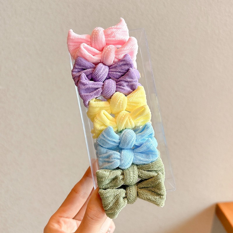 Juego de 10 piezas de cuerda de pelo de mariposa de color jalea