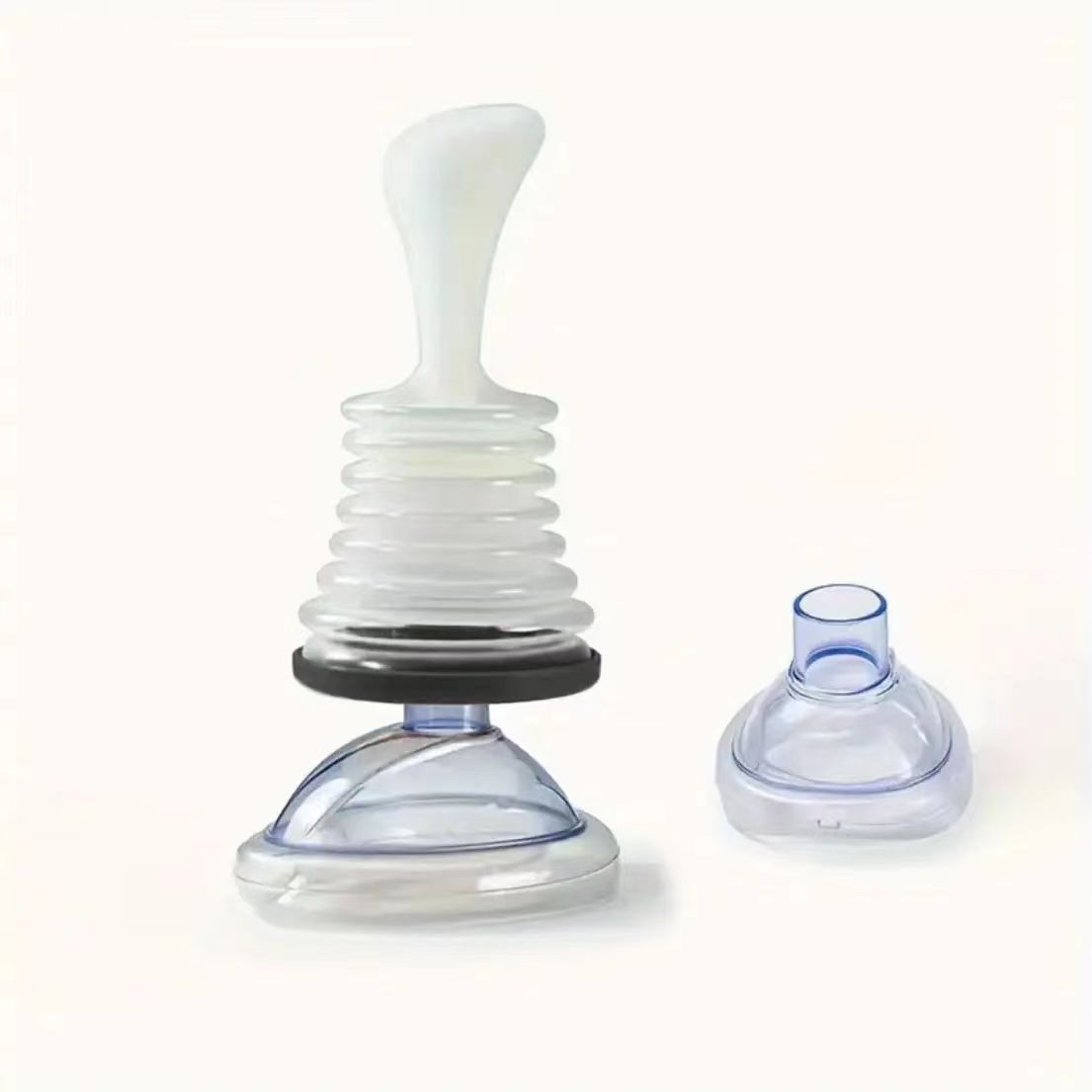 Entrenador de respiración sofocante máscara de rescate de emergencia artificial corazón capacidad vital asfixia dispositivo de emergencia
