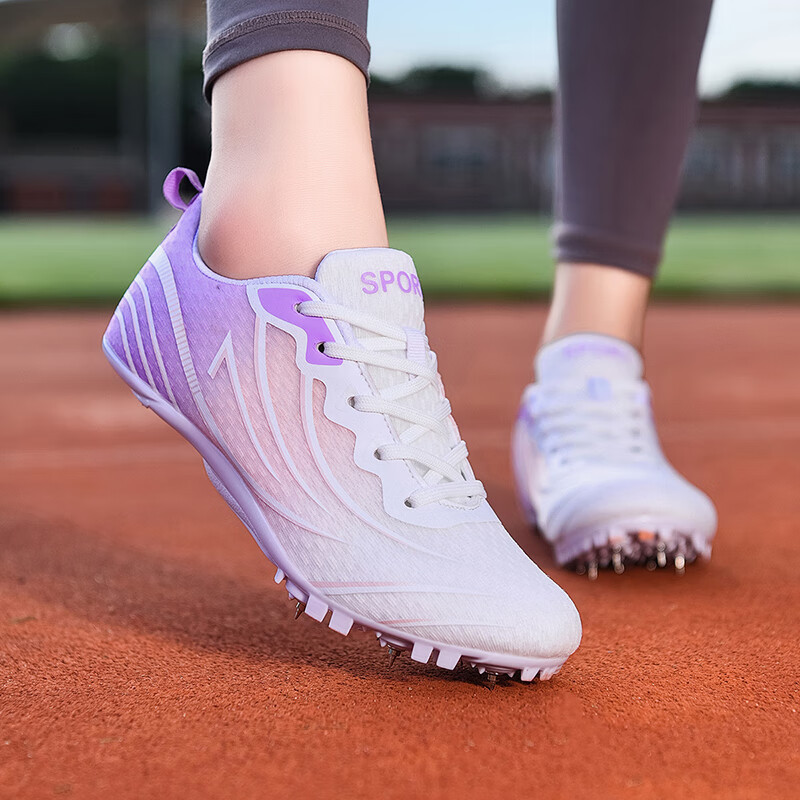 Cross-border foreign trade spiked shoes, track and field, men's and women's professional sprinting, middle school entrance exam, long jump, student competition training