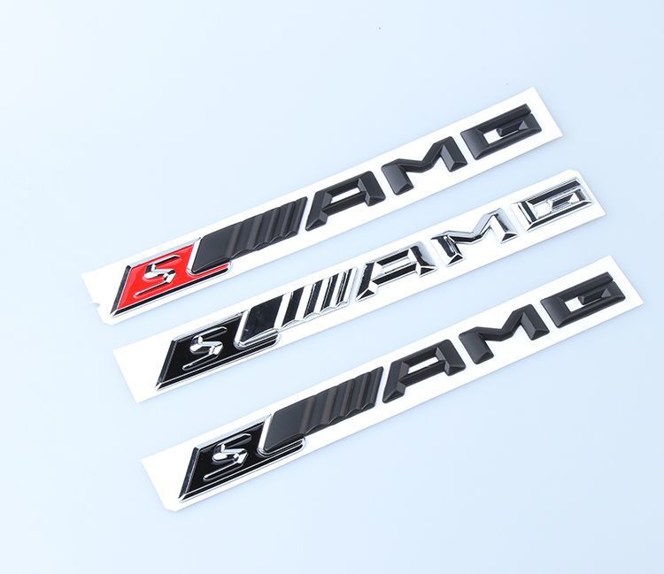 Mercedes-Benz AMG C-Class E-Class S-Class rear emblem CLA GLA GLC GLE modified car sticker lettering trunk lid badge