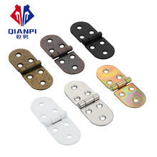 铁合页翻板铰链圆型合页老式腰铰翻板折叠活页铁铰加长圆角铰仿古