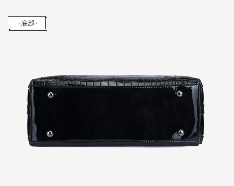 New European and American fashion crocodile pattern crossbody single-shoulder handbag bags for women, wholesale of mother and child set bags undefined