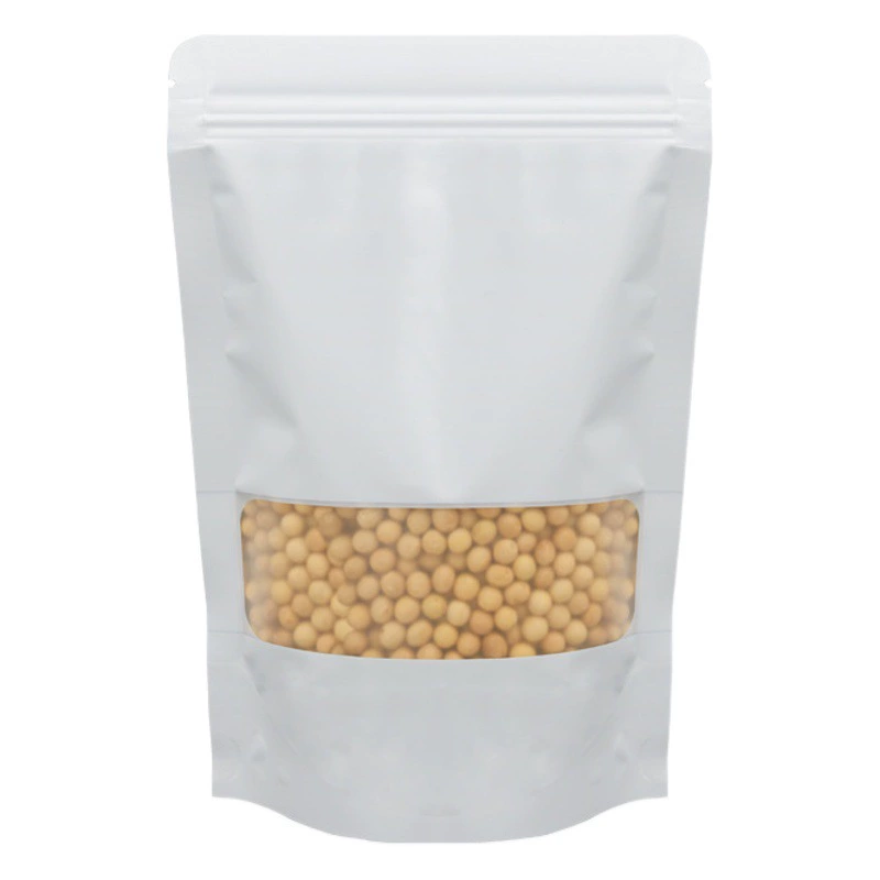 В наличии оптовая цветное окно матовое самонесущая Самоуплотняющаяся сумка на молнии закуски упаковка чая упаковка для пищевых продуктов герметичная упаковочная сумка