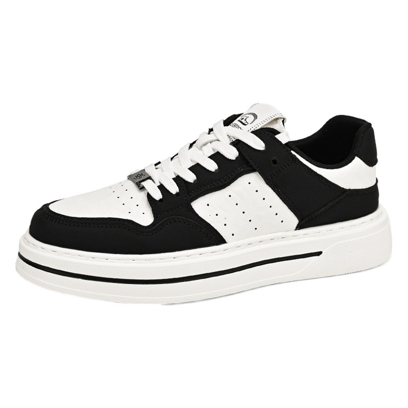 2024 nueva luz de los zapatos de los hombres de lujo casual todos los zapatos de tablero de la estación europea todos los zapatos de moda de los hombres vivos populares pequeños zapatos blancos