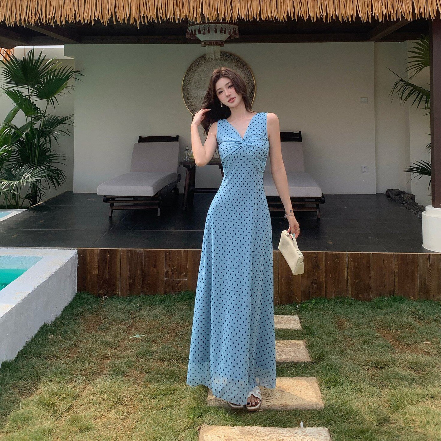 Design elegant summer long skirt