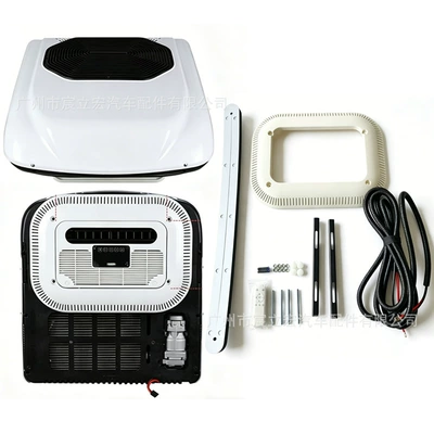 Automotive air conditioning – Cars - 24v-white-new-parking-electric-air-conditioner-all-in-one-machine-eac0029124w