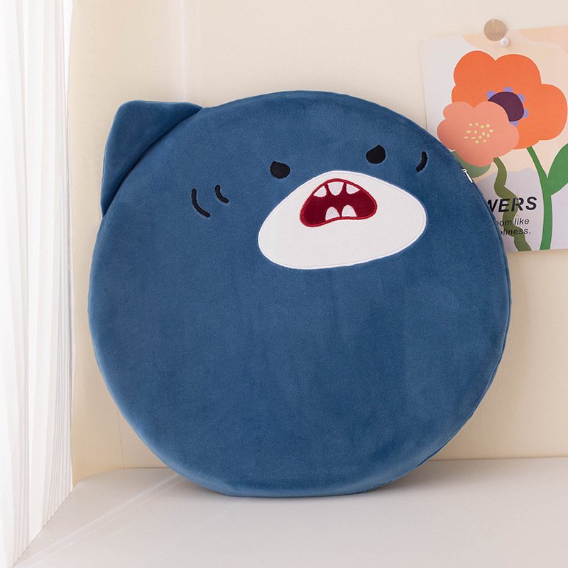 Yuanqi animal lindo almohadilla de fruta redonda almohadilla de memoria almohadilla de algodón de rebote lento estudiante de oficina sedentaria