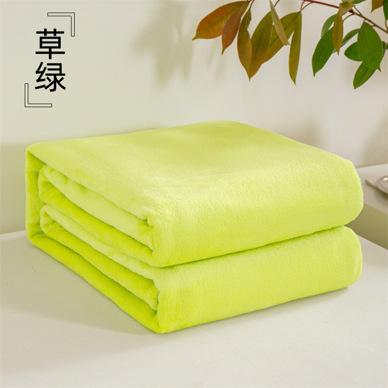 Manta de Franela de Color Sólido, Manta para Regalo de Empresa, Manta en Caja de Regalo, Beneficios para Empleados, Regalos para Celebración de Apertura de Tienda