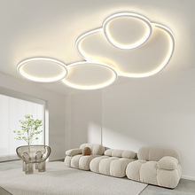 客廳燈2023年新款北歐燈具簡約現代大氣極簡藝術創意卧室吸頂燈