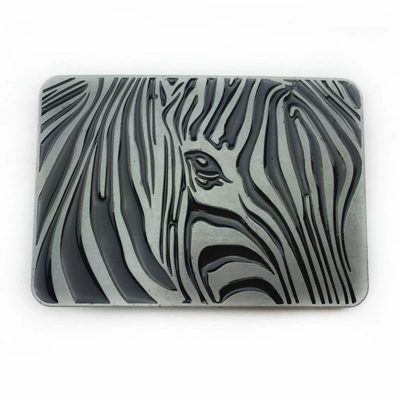 Zebra, belt, fashionable denim buckle, American style, halloween