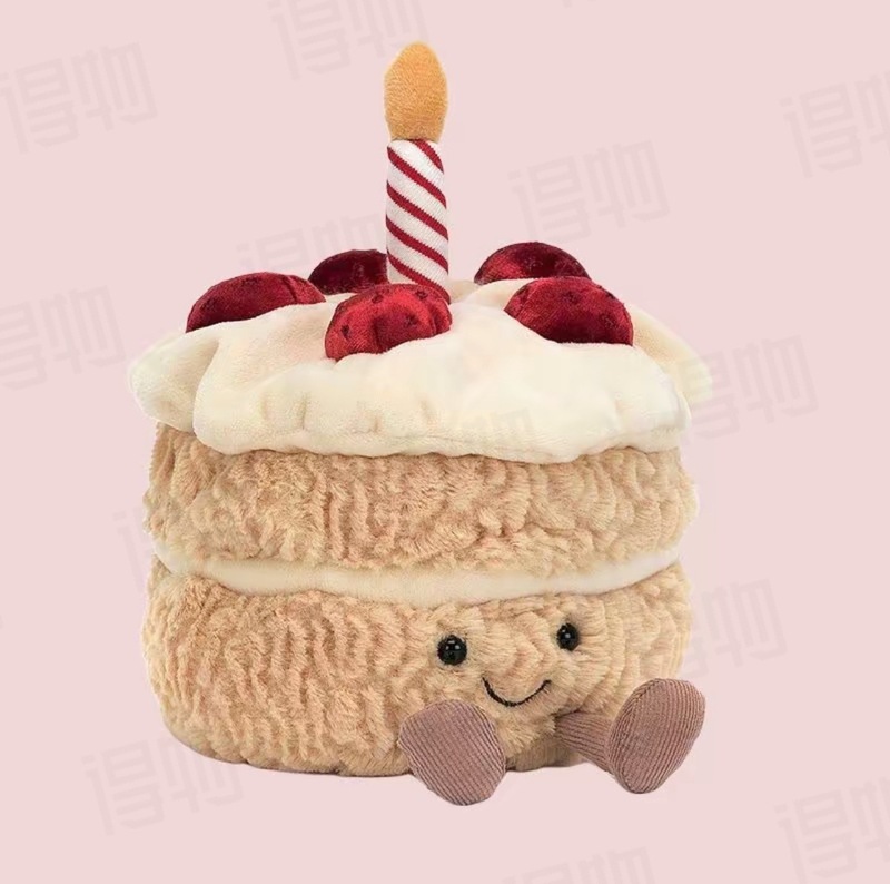 オリジナルゼリーキャット誕生日ケーキストロベリータワーケーキぬいぐるみ子供や女の子の誕生日やバレンタインデーのギフトに|undefined