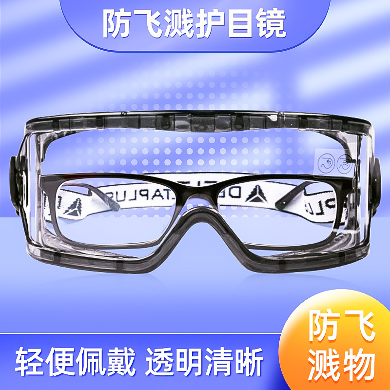防尘劳保打磨骑行透明眼镜101104 防飞溅男女防风护目镜