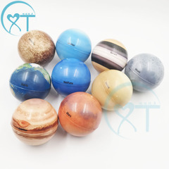 Cross-border hot sale 63mm foam pu planet ball eight planets moon star sky ball children's science and education toys