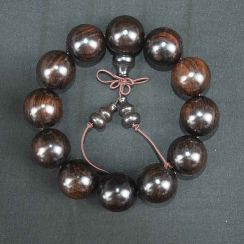 New Ebony 1.5 1.8 2.0 Men's and Women's Buddha Bead Bracelets, Fashionable Round Small Hole Rosary Beads and Toy Bracelets New Ebony 1.5 1.8 2.0 Men's and Women's Buddha Bead Bracelets, Fashionable Round Small Hole Rosary Beads and Toy Bracelets