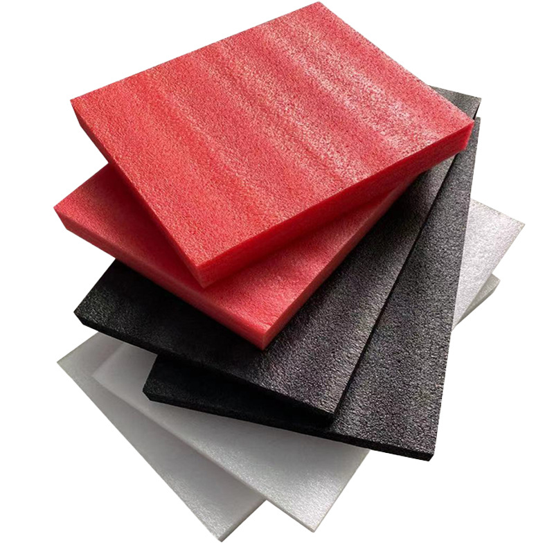 EPE珍珠棉泡沫板厂家快递物流防震板黑色白色红色泡沫板