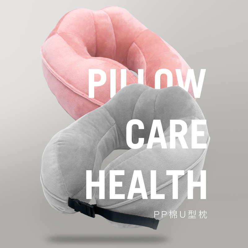 2022 Amazon Crystal Velvet U-shaped Pillow PP Cotton Gift Nap Pillow Travel Pillow Home Cushion Dropshipping