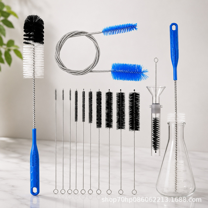 Test tube brush, glass tube cleaning brush, pipe cleaning brush, nipple and bottle brush, test tube hose brush, long-handled crevice brush Test tube brush, glass tube cleaning brush, pipe cleaning brush, nipple and bottle brush, test tube hose brush, long-handled crevice brush