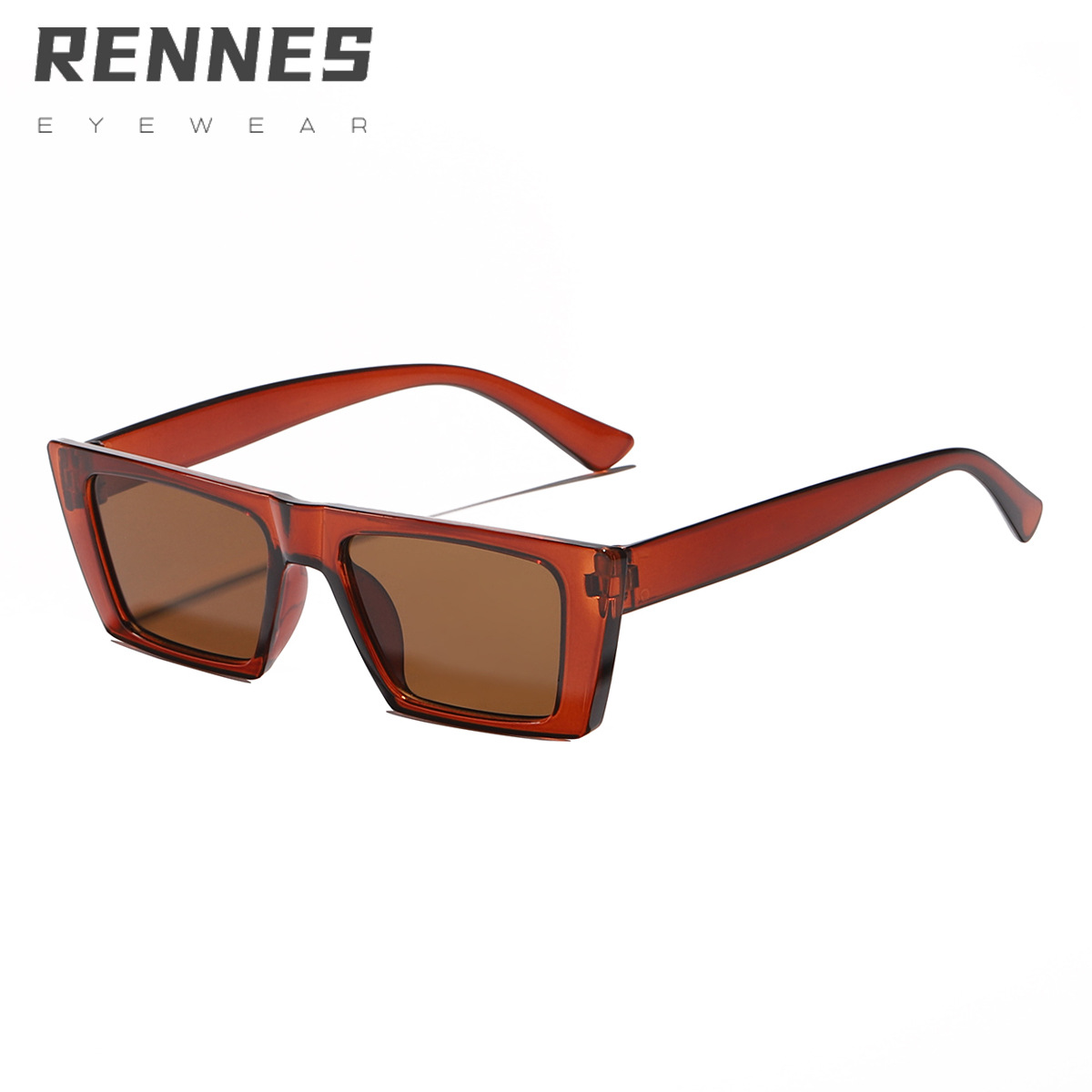 2022 nuevo transfronterizo europeo y americano cuadrado gran marco moda gafas de sol Street shot gafas de sol hombres y mujeres 97117