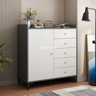Nordic Chest of Drawers Storage Cabinet Metal Leg Cabinet Storage Cabinet Bedroom Cabinet Living Room Wall Combination Drawer Cabinet