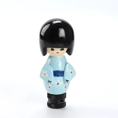 Cab and accessories – Resin Gear Head Manual Model - 708-japanese-doll-blue