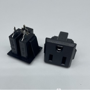 Yide Electric Factory Direct SS-6B Pointed PCB American Socket Welding Straight Foot American Socket Fast Delivery