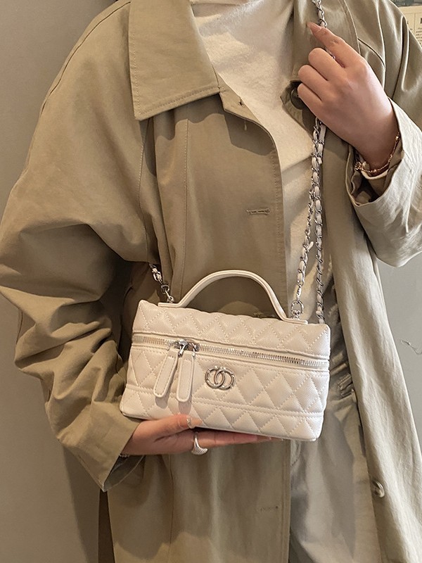 Alta sensación universal bolso de mano pequeño para mujeres 2025 nueva moda transfronteriza cadena de moda diamante bolso de hombro