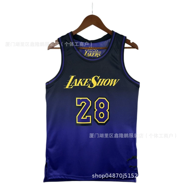 Hot Pressed Edition 25th Season Lakers City Edition No. 28 Rui Hachimura