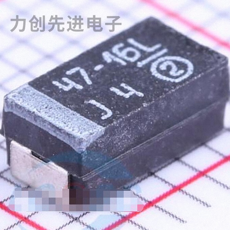 293D476X9016C2TE3 参数 47uF(476) ±10% 16V 钽电容