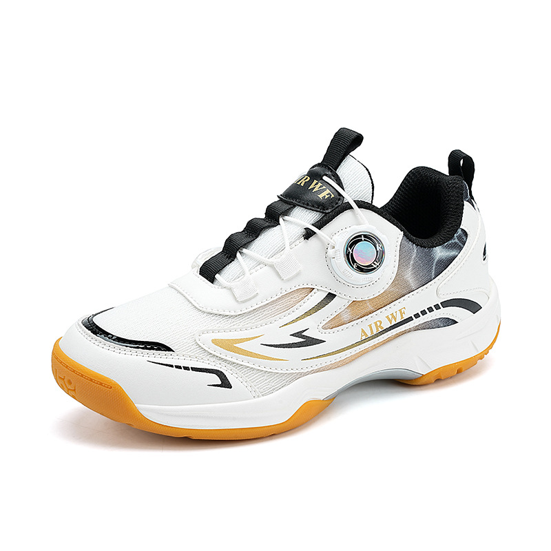 Nuevos botones giratorios casuales zapatos de bádminton transpirables pareja ligera zapatos de tenis de mesa zapatos de entrenamiento de tenis masculino