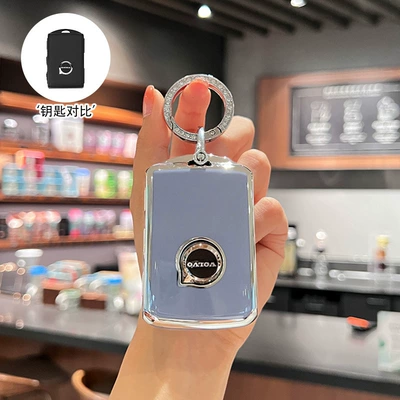 Xc60, Xc40, S90, S60, Xc90, Car key bag - model-b-grey-blue-single-shell-diamond-ring
