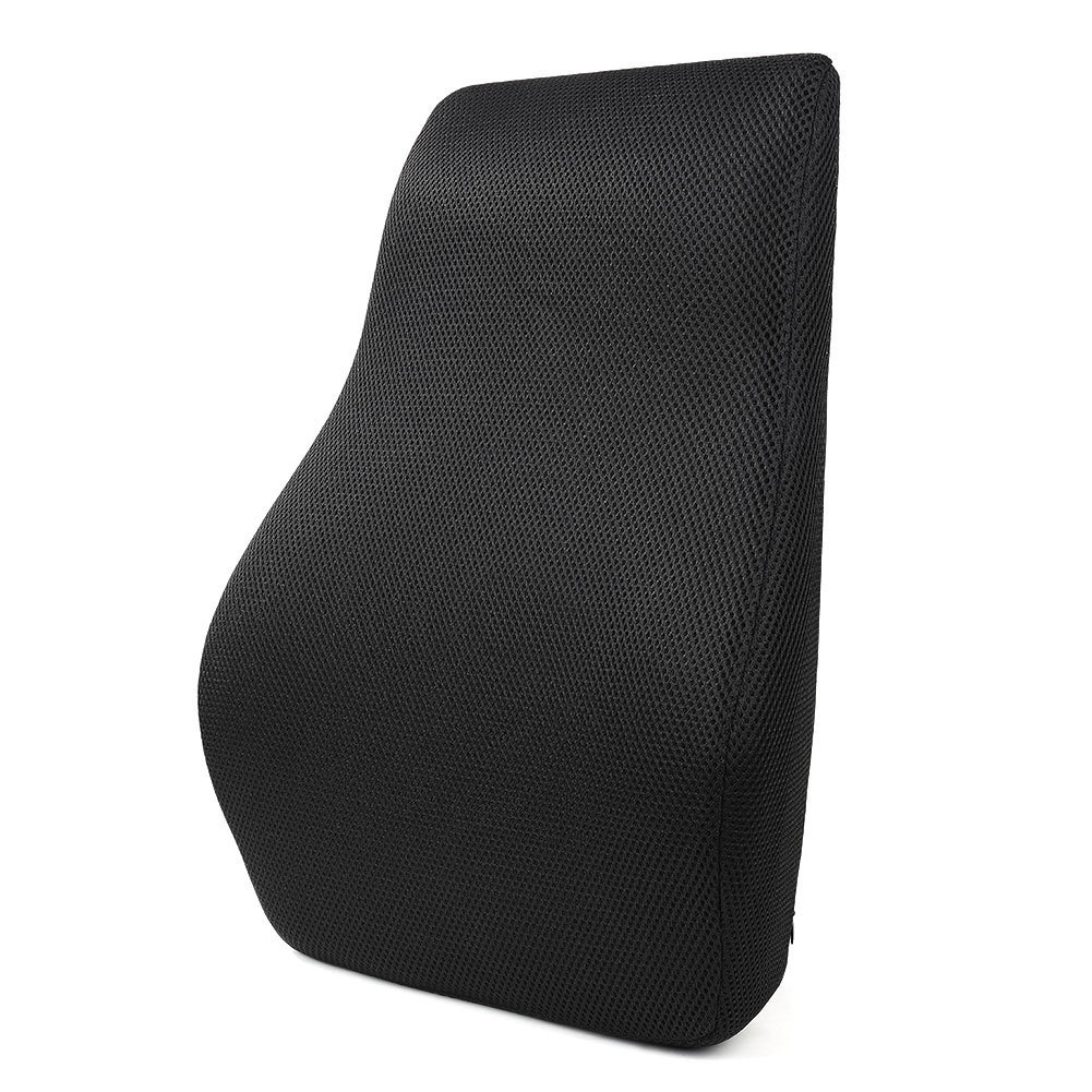 Amazon cojín de la cintura de espuma de memoria cojín de oficina silla de coche soporte de la cintura cojín trasero almohada de la cintura de rebote lento