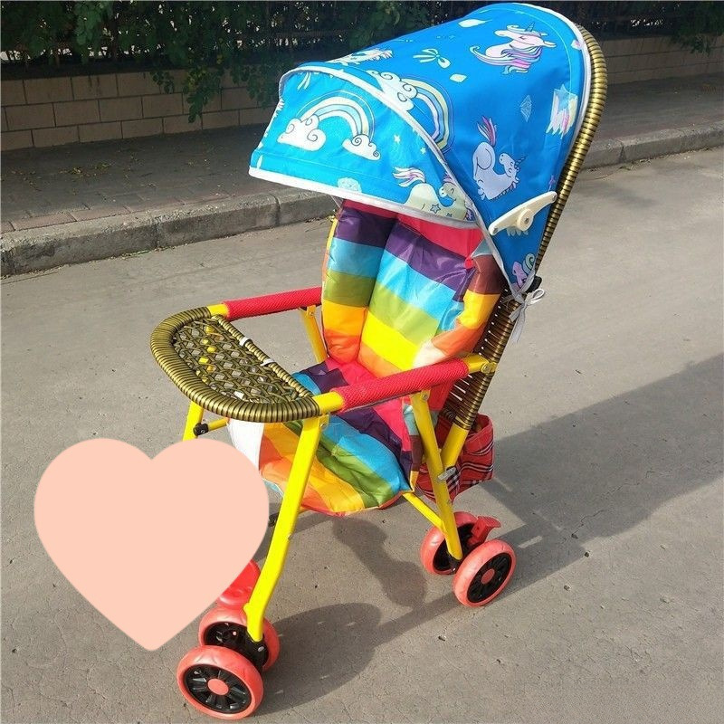 투하오 골드 접이식 모델 + 시트 쿠션 + 블루 마양