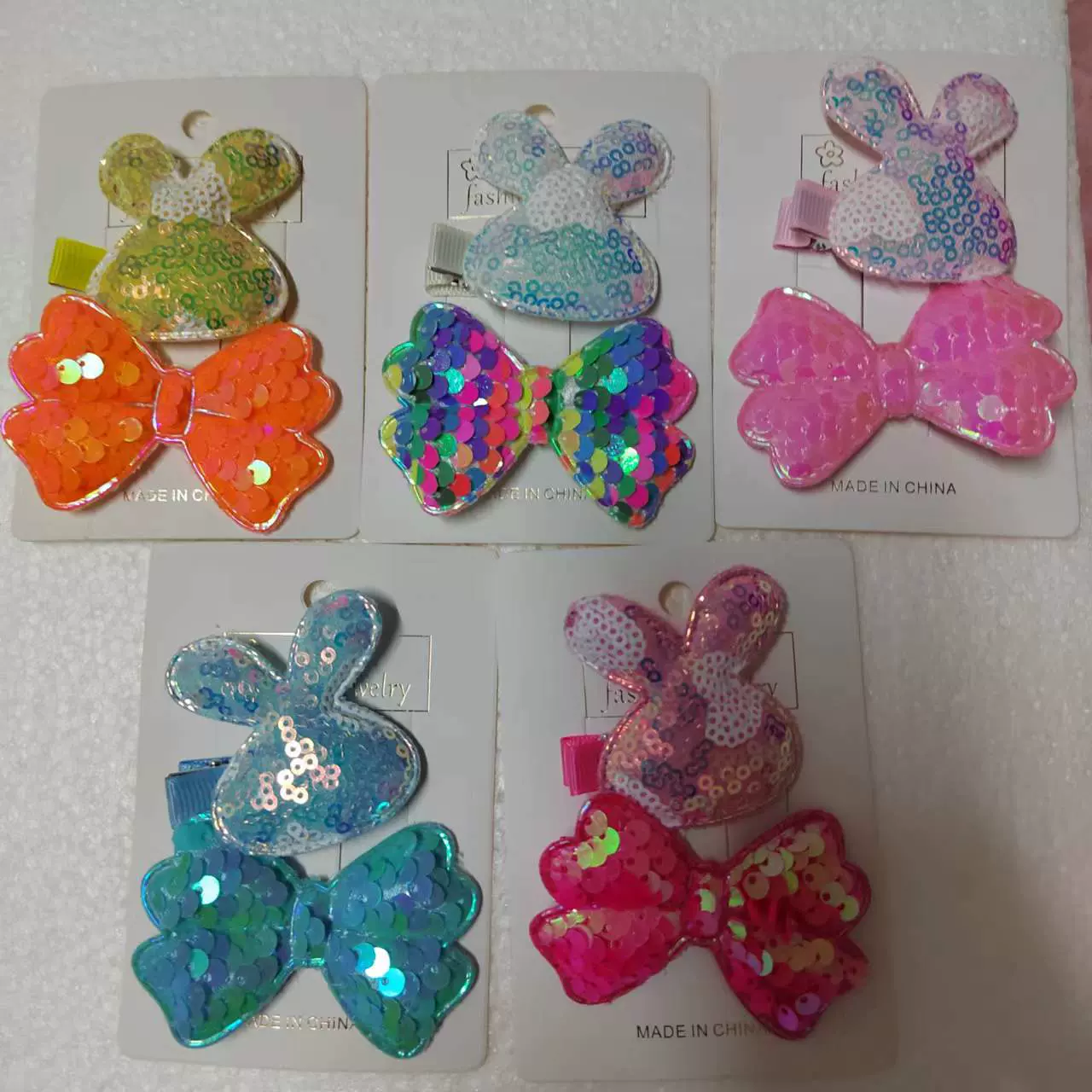 工厂直销超声波ins风亮片精品发卡颜色韩版时尚精品头饰发夹爆款