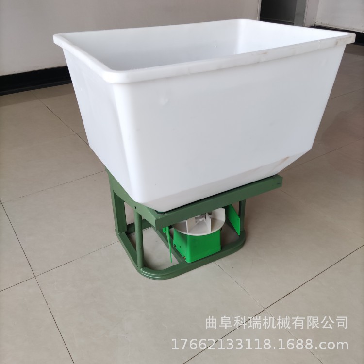 鱼塘养殖小龙虾投料机农业自动撒肥料机120KG颗粒化肥抛撒易安装