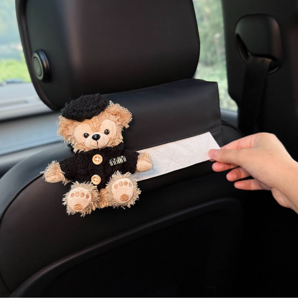 Shirley Rose Car Tissue Box 2026 New Model Car Backseat Headrest Hanging High-End Hanging Bag for Women