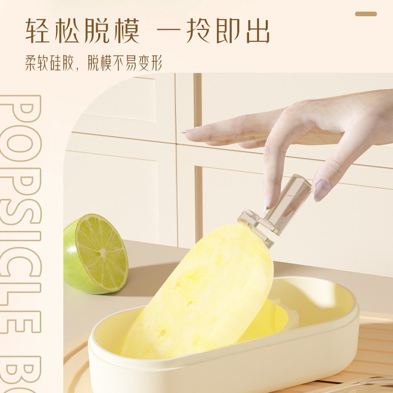 Molde de helado casero helado