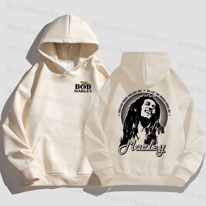 Bob Marley Hoodie Men's y Women's Ndy Loose Autumn/Winter