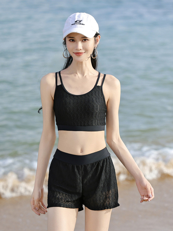 女性用スプリットカバーアップビキニ水着、ゆったりとした日焼け止め、肉感カバー、痩身、ビーチでの休暇、ウォーターパーク、スイミングプール|undefined