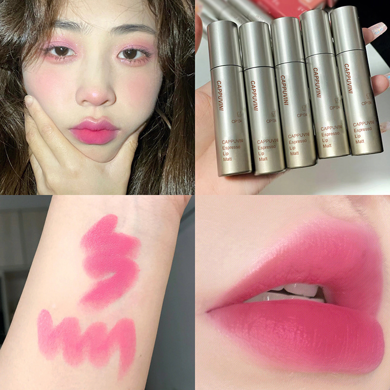 Cappuccino italiano más labios densos esmalte labial brillante esmalte labial barato otoño y invierno estudiantes de terciopelo de mujeres maquillaje nacional