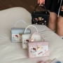 凯蒂猫单肩小巧撞色盒子