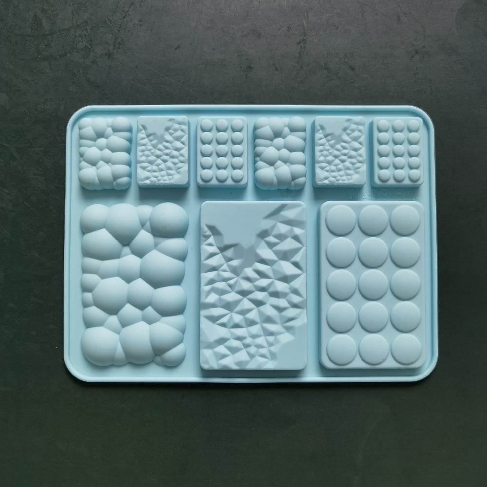 Tamaño de burbuja de chocolate 277 molde de silicona pudín molde de postre pastel decoración cocina utensilios de horneado