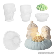 3D�ɐ�ѩ�˹��zģ��diy���z�[�����b�U��ʯʯ��ģ����ѩ��ģ��