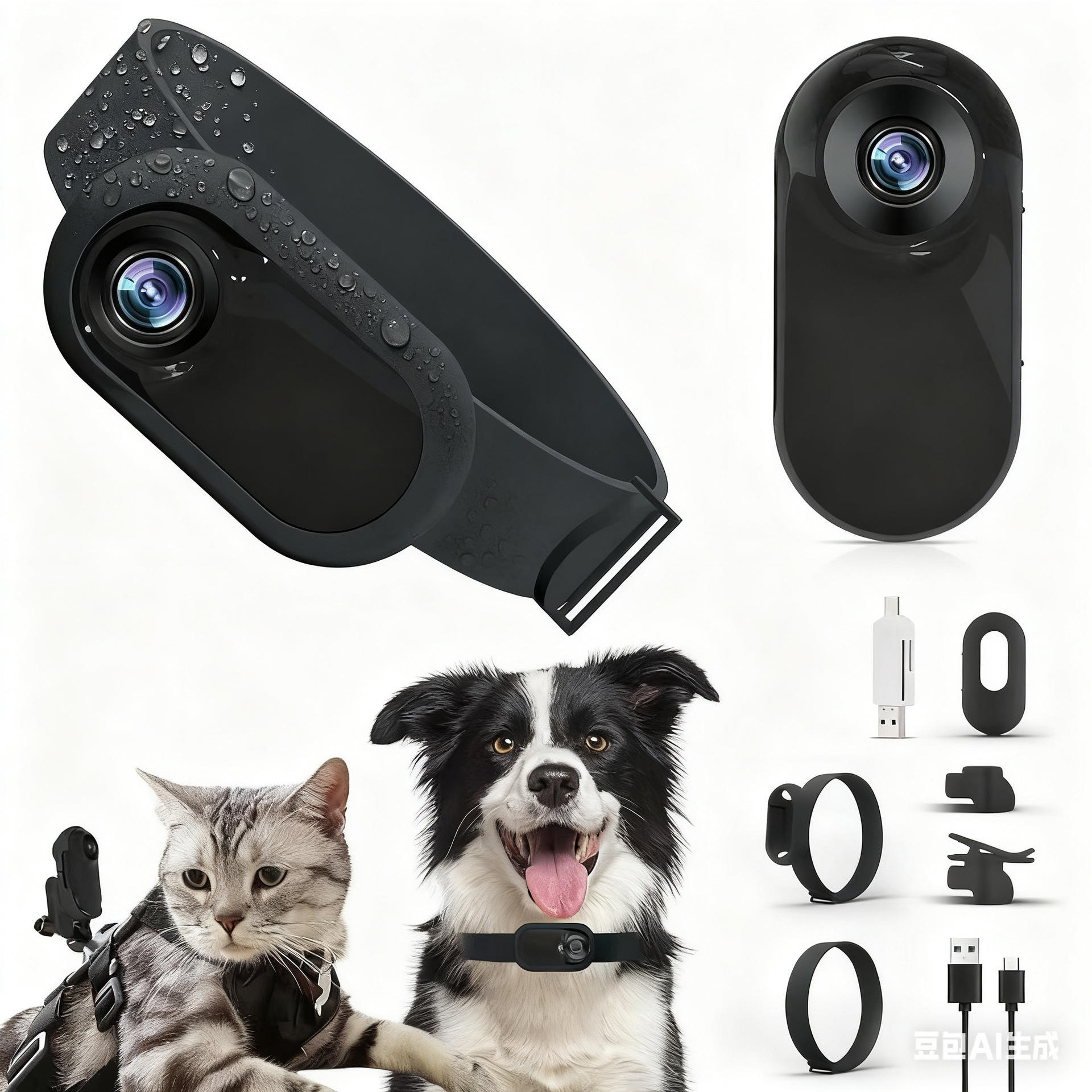 Thumb Pet Camera Cross-Border Source Factory High-Definition Recorder Magnetic Sports Camera Ultra-Long Battery Life Camera