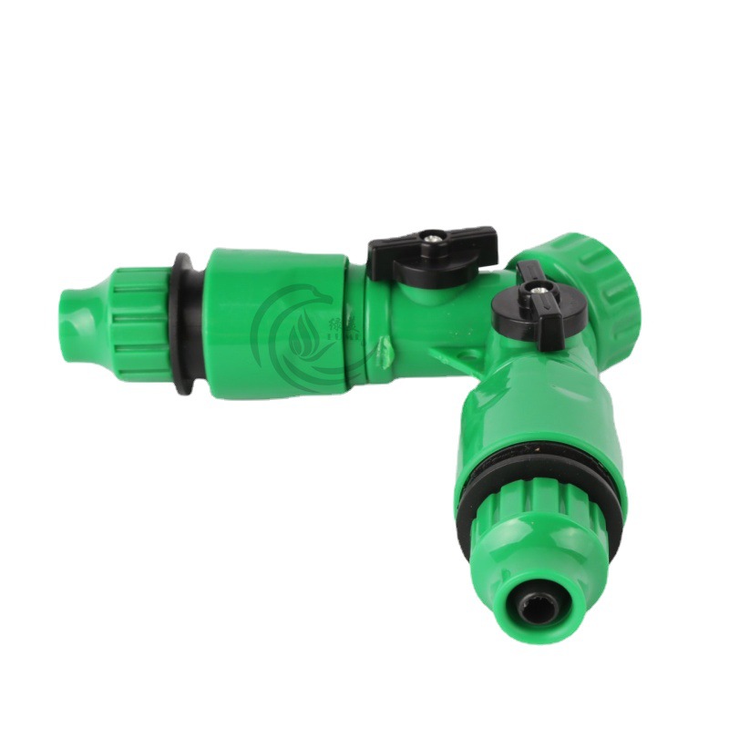 6 puntos bifurcado 8 / 12 tubo capilar conector rápido 4 / 7 tubo capilar balcón en maceta jardinería tubería de riego conexión rápida
