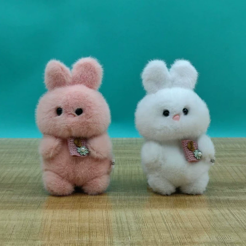 Plush cute toy, doll, small bag, rabbit, keychain